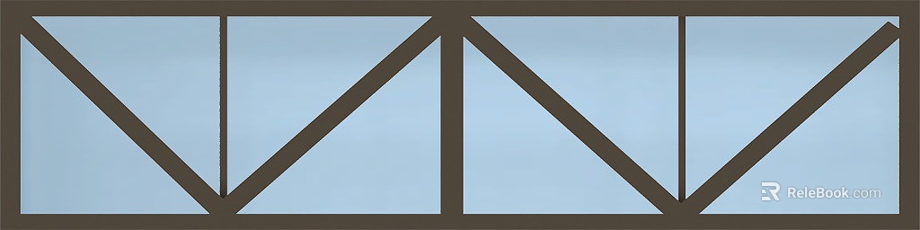 Light blue art glass door and window partition texture