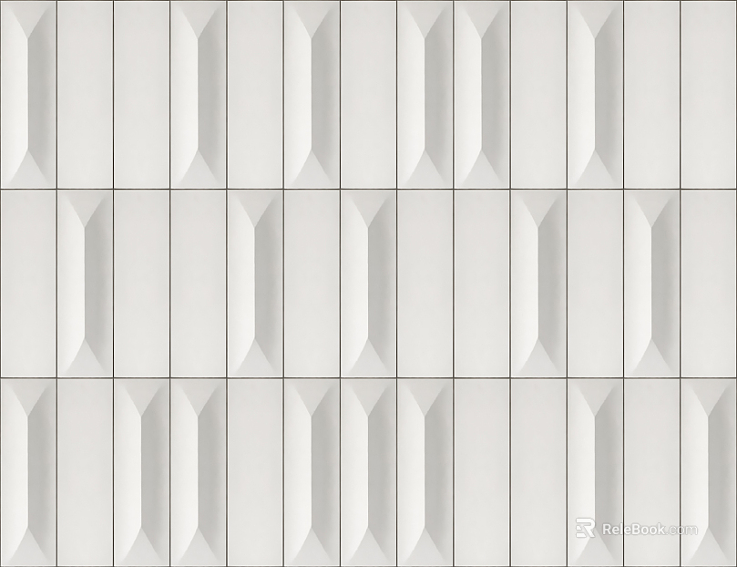 Modern French Cream Stereoscopic Art Brick texture