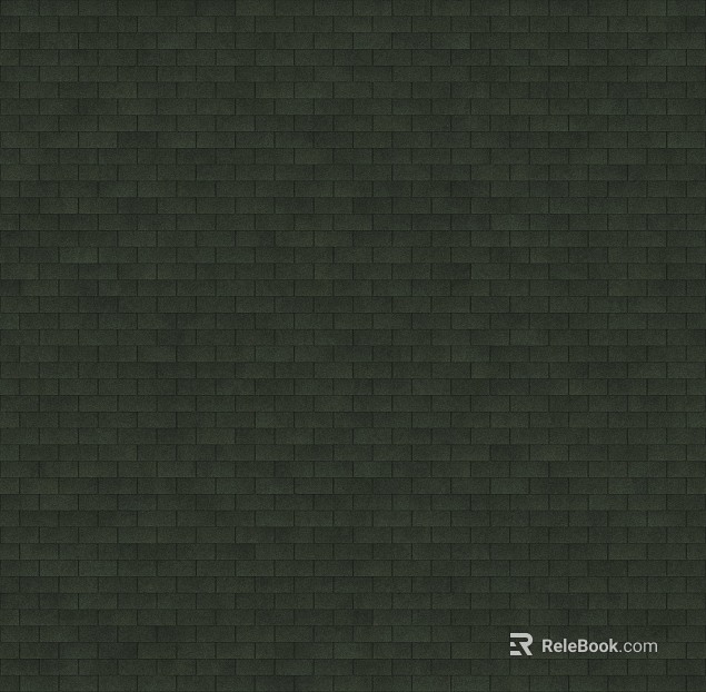 Dark gray green tile roof building materials texture