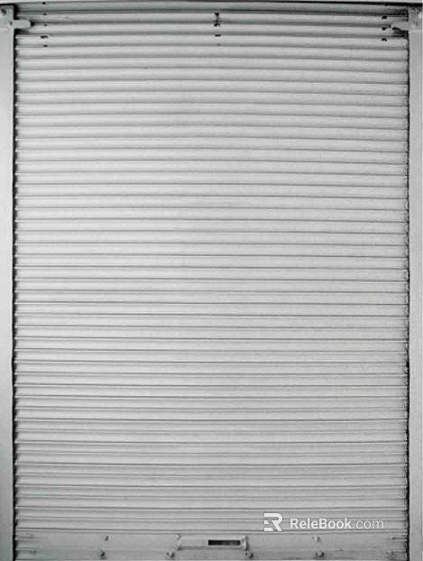 Rolling shutter door texture