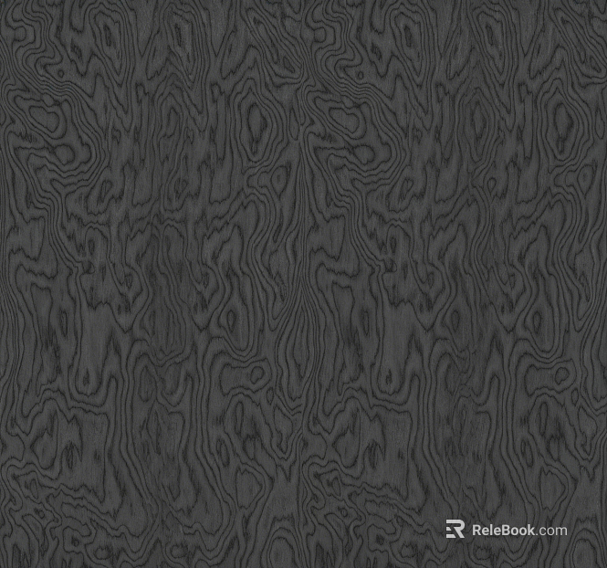 Deep charcoal gray wave pattern technology wood texture