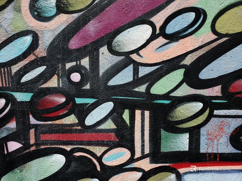Spray painting texture