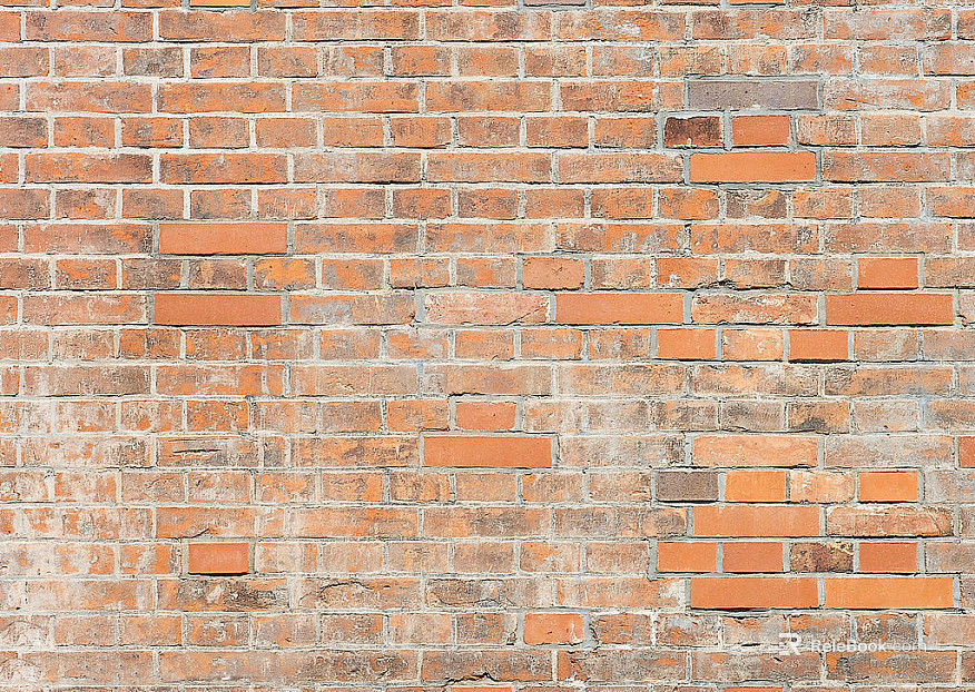 Modern red brick wall texture