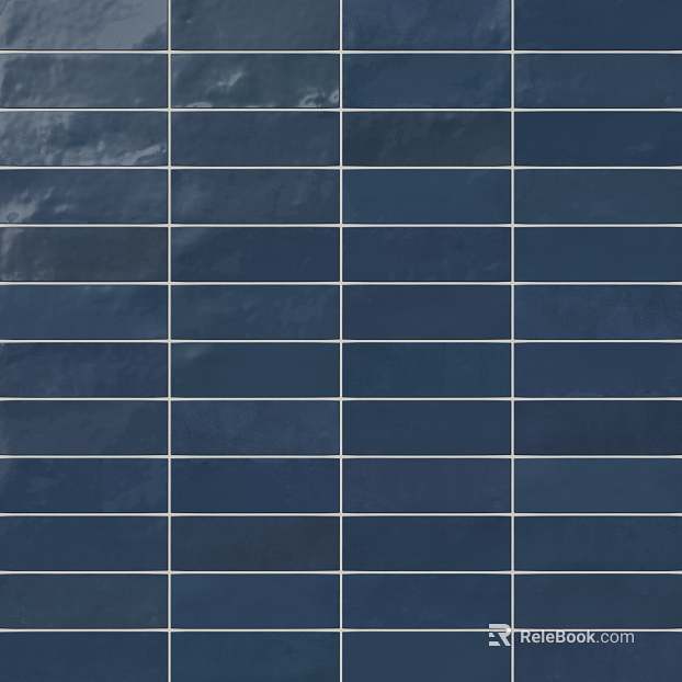 dark blue Glazed Tile Stitch texture