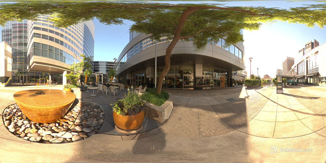 Day City Park HDR texture
