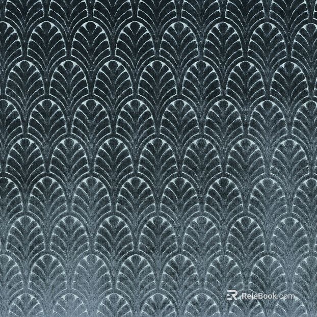 Ink blue pattern flannel soft fabric texture