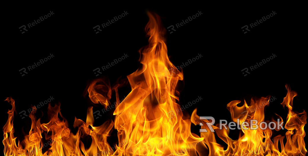 Flame texture texture