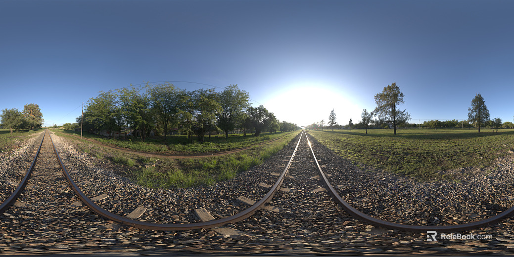 Outdoor Daytime Track Sky Panorama texture