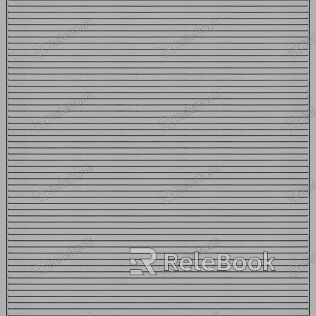 Rolling shutter door texture