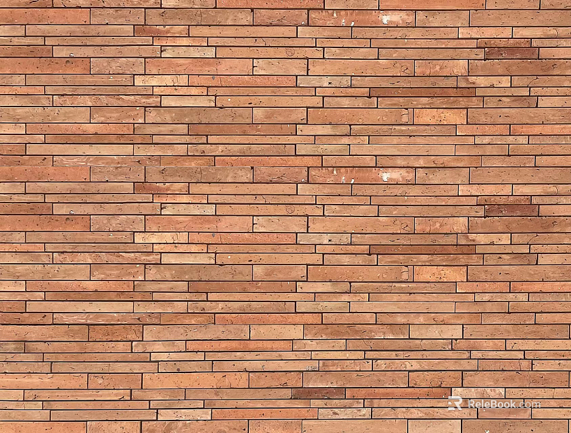 Red strip red culture stone wall texture