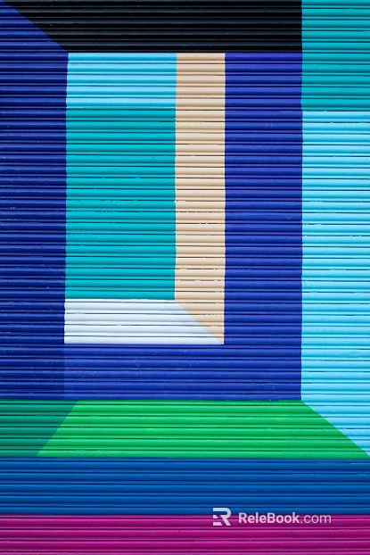 Rolling shutter door texture
