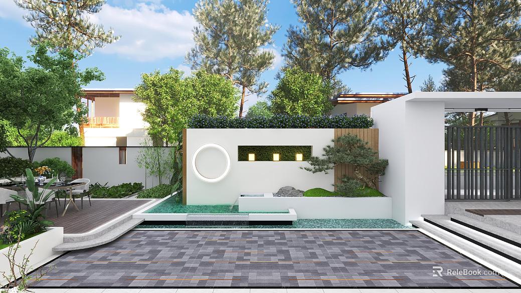 Courtyard Exterior texture