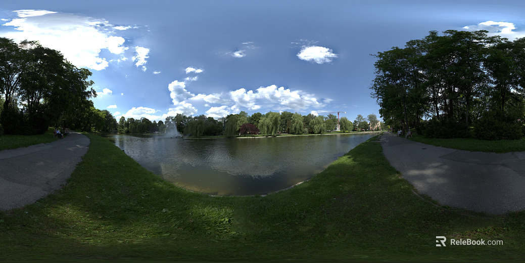 Outdoor Park Cloudy Sky texture