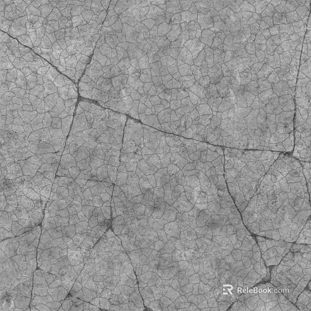 Gray cracked cement wall and floor texture