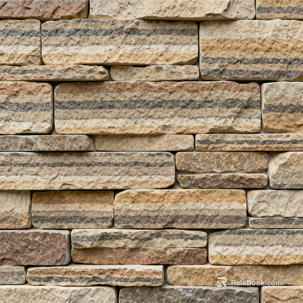 Outdoor modern art culture stone culture wall texture