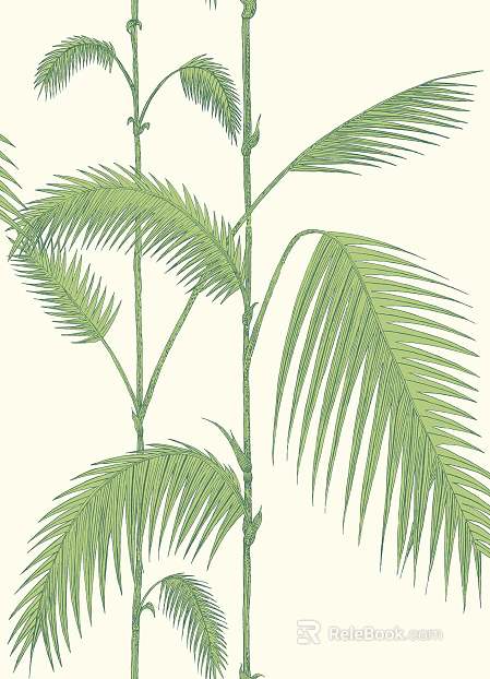 Plant painting texture