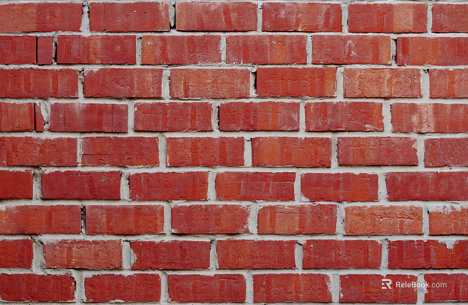 Brick wall horse teeth rub red brick wall texture