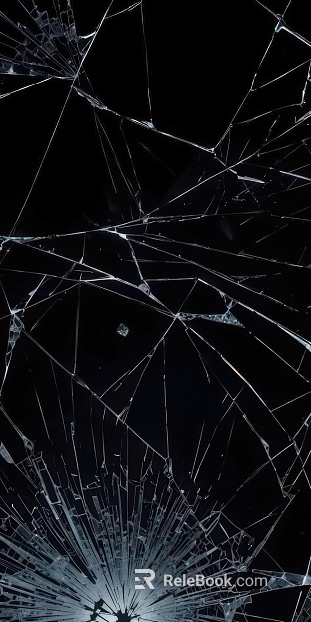 Broken glass texture