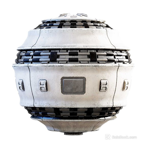Space capsule PBR texture