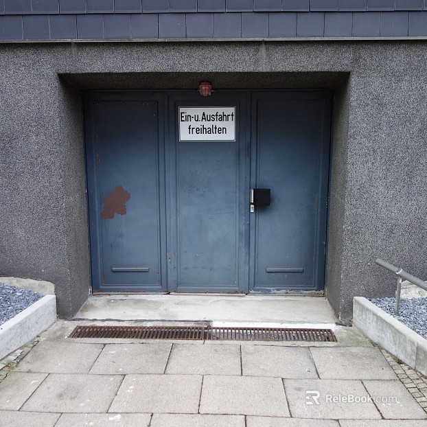 Metal door texture