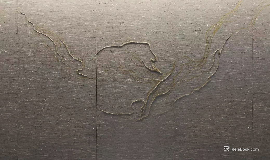 three-dimensional physical painting texture