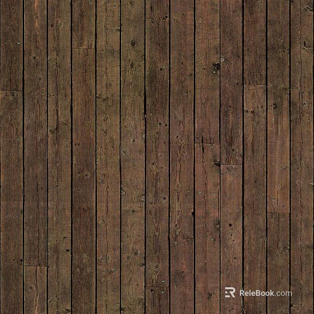 Dark brown old plank indoor flooring texture