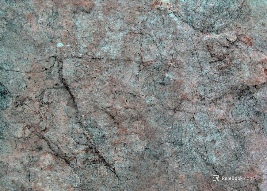 Grey Red Crack Rock Wall Stone texture