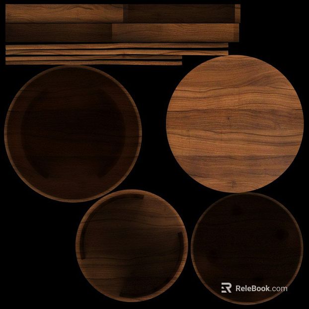 Dark brown walnut furniture finish texture