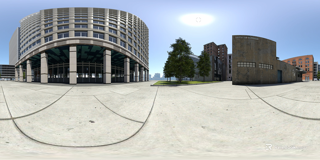 High Noon City Square HDR texture