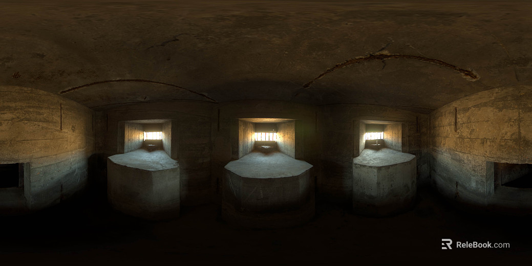 Indoor Burial Room Space HDR texture