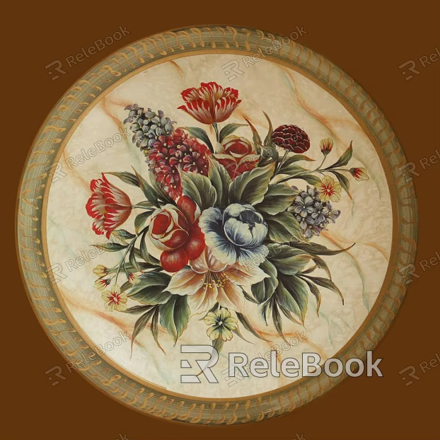 Exhibition plate texture