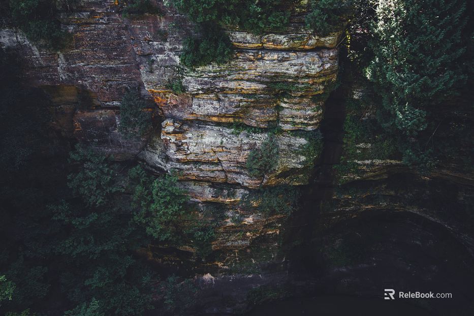 Rock wall texture