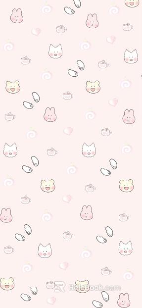 Children's wallpaper texture