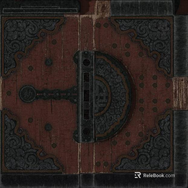 Wood cabinet solid color cabinet door panel texture