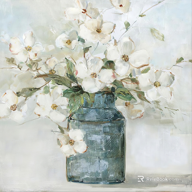 bouquet plant painting texture