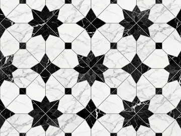 Modern Middle Ancient Style Black and White Stone Parquet Flower Geometric Pattern Water Knife Stone Parquet Floor Tile Light Luxury Black and White Parquet Marble texture (ID:ffaeh834297) Modern Middle Ancient Style Black and White Stone Parquet Flower Geometric Pattern Water Knife Stone Parquet Floor Tile Light Luxury Black and White Parquet Marble texture (ID:ffaeh834297)