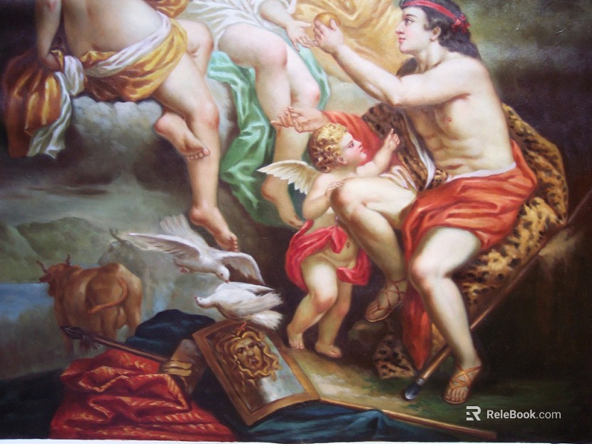 Oil painting texture