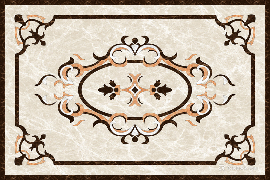 Marble parquet color floor flower texture