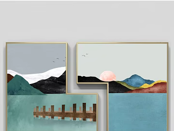 landscape painting texture (ID:ffajg07429)