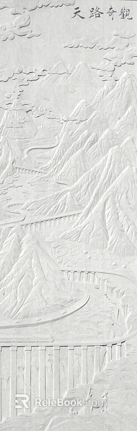 relief white relief plate texture