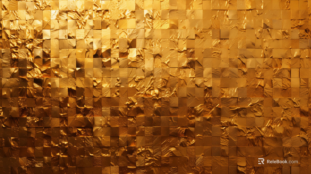 Gold Foil Texture Gold Foil Flash Broken Background Fold Gold Foil texture