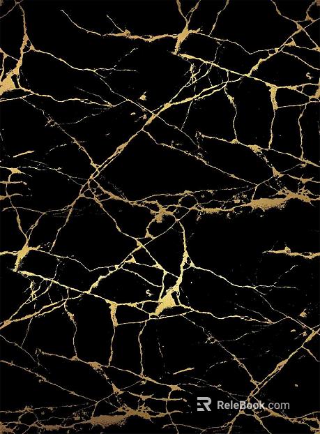 Black Golden Flower Marble texture
