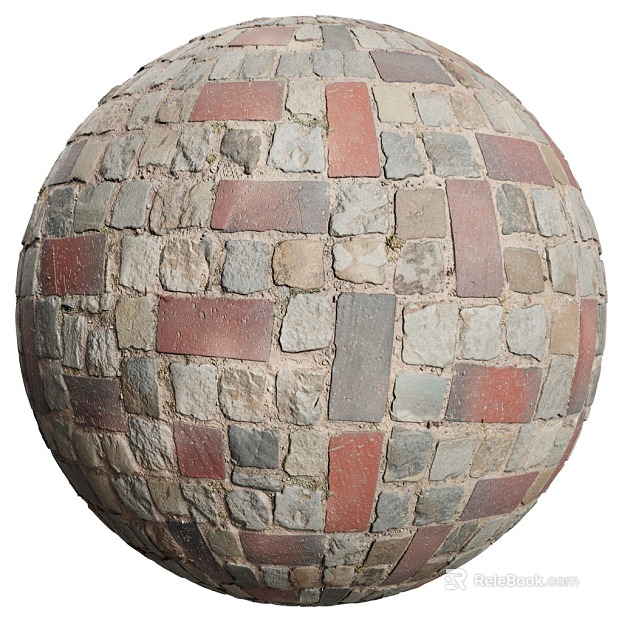 Stone Paving PBR texture