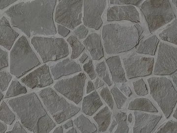 Grey-tone irregular rubble courtyard wall stone texture (ID:ffaeh966046)