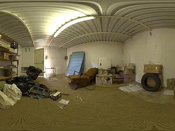 Indoor storage room space HDR 3d model