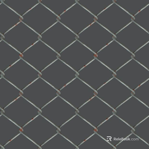 Silver gray metal mesh protective fence texture