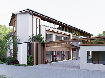 Residential Exterior 3d model