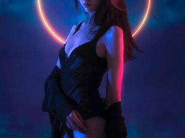 figure painting 3d model