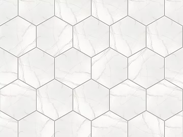 Hexagonal Tile Hexagonal Tile White texture (ID:ffajg71040)