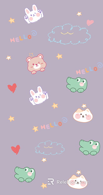 Children's Wallpaper texture